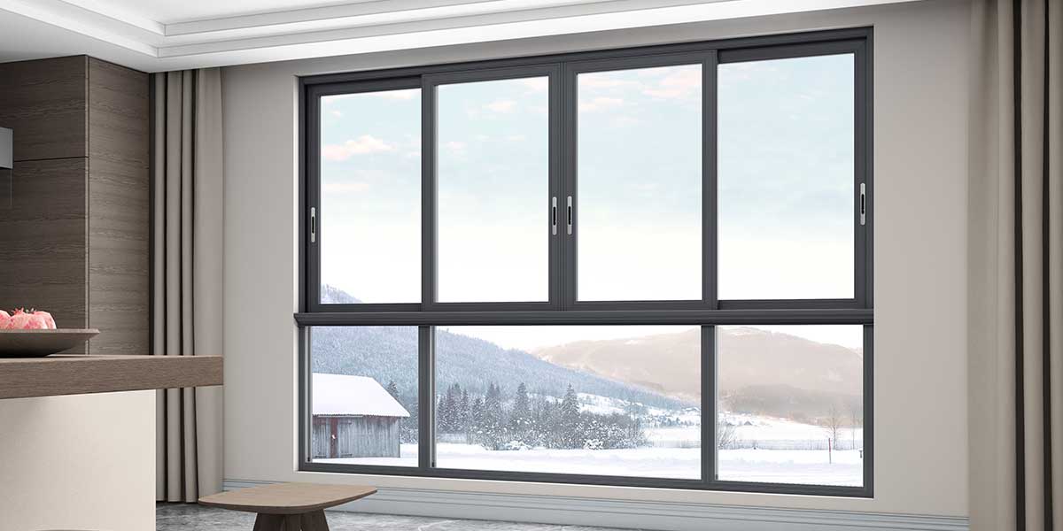 Ventanas de aluminio modernas con gran acristalamiento